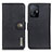 Handytasche Stand Schutzhülle Flip Leder Hülle K02Z für Xiaomi Mi 11T 5G Schwarz