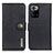 Handytasche Stand Schutzhülle Flip Leder Hülle K02Z für Xiaomi Redmi Note 10 Pro 5G Schwarz
