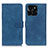 Handytasche Stand Schutzhülle Flip Leder Hülle K03Z für Huawei Honor X8b Blau