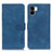 Handytasche Stand Schutzhülle Flip Leder Hülle K03Z für Xiaomi Poco C50 Blau