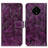 Handytasche Stand Schutzhülle Flip Leder Hülle K04Z für Nokia C200 Violett