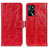 Handytasche Stand Schutzhülle Flip Leder Hülle K04Z für Oppo A16s Rot