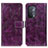 Handytasche Stand Schutzhülle Flip Leder Hülle K04Z für Oppo A93 5G Violett