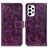 Handytasche Stand Schutzhülle Flip Leder Hülle K04Z für Samsung Galaxy A23 4G Violett