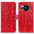 Handytasche Stand Schutzhülle Flip Leder Hülle K04Z für Sharp Aquos R8s Rot