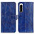 Handytasche Stand Schutzhülle Flip Leder Hülle K04Z für Sony Xperia 5 IV Blau