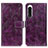 Handytasche Stand Schutzhülle Flip Leder Hülle K04Z für Sony Xperia 5 IV Violett