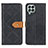 Handytasche Stand Schutzhülle Flip Leder Hülle K05Z für Samsung Galaxy M33 5G Schwarz
