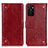 Handytasche Stand Schutzhülle Flip Leder Hülle K06Z für Oppo A55S 5G Rot
