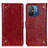 Handytasche Stand Schutzhülle Flip Leder Hülle K06Z für Xiaomi Poco C55 Rot