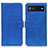 Handytasche Stand Schutzhülle Flip Leder Hülle K07Z für Google Pixel 7a 5G Blau