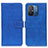 Handytasche Stand Schutzhülle Flip Leder Hülle K07Z für Xiaomi Poco C55 Blau