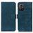 Handytasche Stand Schutzhülle Flip Leder Hülle K07Z für Xiaomi Redmi Note 11R 5G Grün