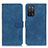 Handytasche Stand Schutzhülle Flip Leder Hülle K09Z für Oppo A55 5G Blau