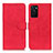 Handytasche Stand Schutzhülle Flip Leder Hülle K09Z für Oppo A55S 5G Rot