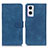 Handytasche Stand Schutzhülle Flip Leder Hülle K09Z für Oppo F21 Pro 5G Blau