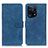 Handytasche Stand Schutzhülle Flip Leder Hülle K09Z für Oppo Find X5 5G Blau