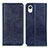 Handytasche Stand Schutzhülle Flip Leder Hülle K10Z für Samsung Galaxy A23e 5G Blau