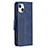 Handytasche Stand Schutzhülle Flip Leder Hülle L01 für Apple iPhone 13 Blau