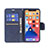 Handytasche Stand Schutzhülle Flip Leder Hülle L01 für Apple iPhone 13 Blau