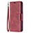 Handytasche Stand Schutzhülle Flip Leder Hülle L01 für Apple iPhone 13 Rot