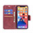 Handytasche Stand Schutzhülle Flip Leder Hülle L01 für Apple iPhone 14 Plus Rot