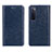 Handytasche Stand Schutzhülle Flip Leder Hülle L01 für Huawei Nova 7 5G Blau