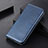 Handytasche Stand Schutzhülle Flip Leder Hülle L01 für Huawei Nova Lite 3 Plus Blau