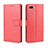 Handytasche Stand Schutzhülle Flip Leder Hülle L01 für Oppo A12e Rot