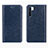 Handytasche Stand Schutzhülle Flip Leder Hülle L01 für Oppo A91 Blau