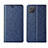 Handytasche Stand Schutzhülle Flip Leder Hülle L01 für Oppo A92s 5G Blau