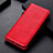 Handytasche Stand Schutzhülle Flip Leder Hülle L01 für Oppo A93 Rot