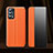 Handytasche Stand Schutzhülle Flip Leder Hülle L01 für Oppo Find X3 Lite 5G Orange