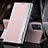 Handytasche Stand Schutzhülle Flip Leder Hülle L01 für Oppo Find X3 Pro 5G Rosa