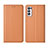 Handytasche Stand Schutzhülle Flip Leder Hülle L01 für Oppo Reno5 Pro+ Plus 5G Orange
