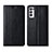 Handytasche Stand Schutzhülle Flip Leder Hülle L01 für Oppo Reno5 Pro+ Plus 5G Schwarz