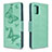 Handytasche Stand Schutzhülle Flip Leder Hülle L01 für Samsung Galaxy A51 5G Grün