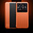 Handytasche Stand Schutzhülle Flip Leder Hülle L01 für Vivo X80 5G Orange