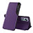 Handytasche Stand Schutzhülle Flip Leder Hülle L01 für Xiaomi Mi 12 Pro 5G Violett