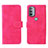 Handytasche Stand Schutzhülle Flip Leder Hülle L01Z für Motorola Moto G31 Pink