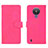 Handytasche Stand Schutzhülle Flip Leder Hülle L01Z für Nokia 1.4 Pink