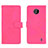 Handytasche Stand Schutzhülle Flip Leder Hülle L01Z für Nokia C10 Pink