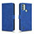 Handytasche Stand Schutzhülle Flip Leder Hülle L01Z für Nokia C31 Blau