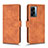 Handytasche Stand Schutzhülle Flip Leder Hülle L01Z für Oppo K10 5G India Braun