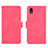 Handytasche Stand Schutzhülle Flip Leder Hülle L01Z für Samsung Galaxy A01 Core Pink