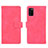 Handytasche Stand Schutzhülle Flip Leder Hülle L01Z für Samsung Galaxy A41 Pink