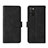 Handytasche Stand Schutzhülle Flip Leder Hülle L01Z für Samsung Galaxy F02S SM-E025F Schwarz