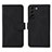 Handytasche Stand Schutzhülle Flip Leder Hülle L01Z für Samsung Galaxy S21 5G Schwarz