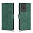 Handytasche Stand Schutzhülle Flip Leder Hülle L01Z für Vivo Y02 Grün