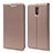 Handytasche Stand Schutzhülle Flip Leder Hülle L02 für Nokia 2.3 Rosegold